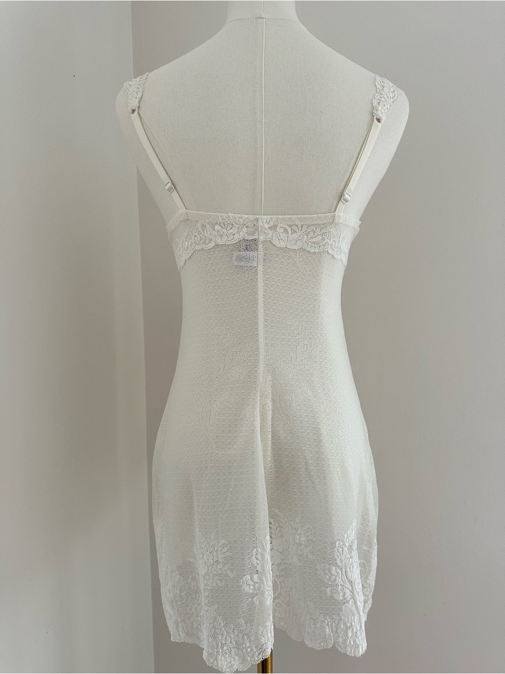 La Perla Elegant White  Lace Chemise - Picture 8 of 9